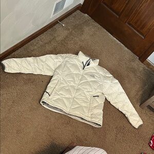 The North Face White Quilted Jacket